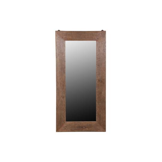 Solid Teak Bevelled Mirror